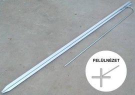 T földelőszonda 1,5m-es 30*30*4*2000mm 10mm köracéllal tűzihorganyzott