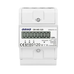Almérő 3 fázisú digitális sínre pattintható ORNO (80)A