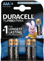 Elem Duracell mikro ceruza AAA 1.5V tartós Turbo LR03